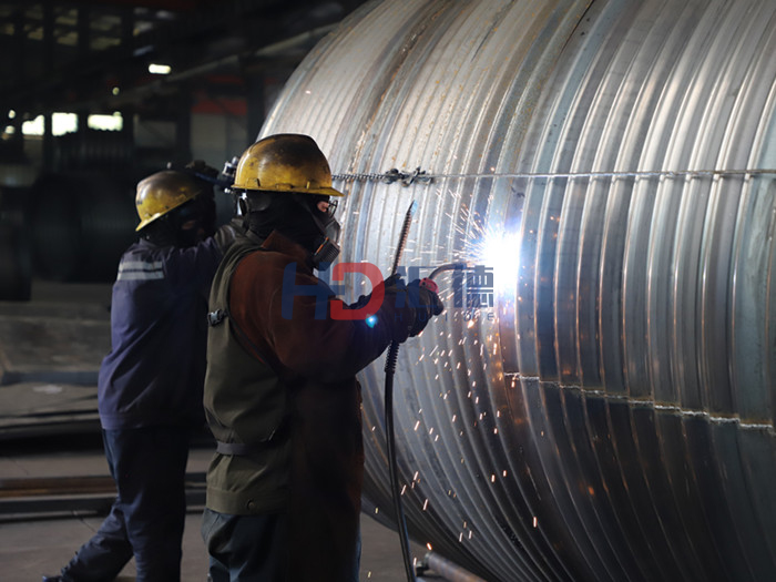 香港屯門(mén)機(jī)場(chǎng)4000米鋼波紋管涵工程2